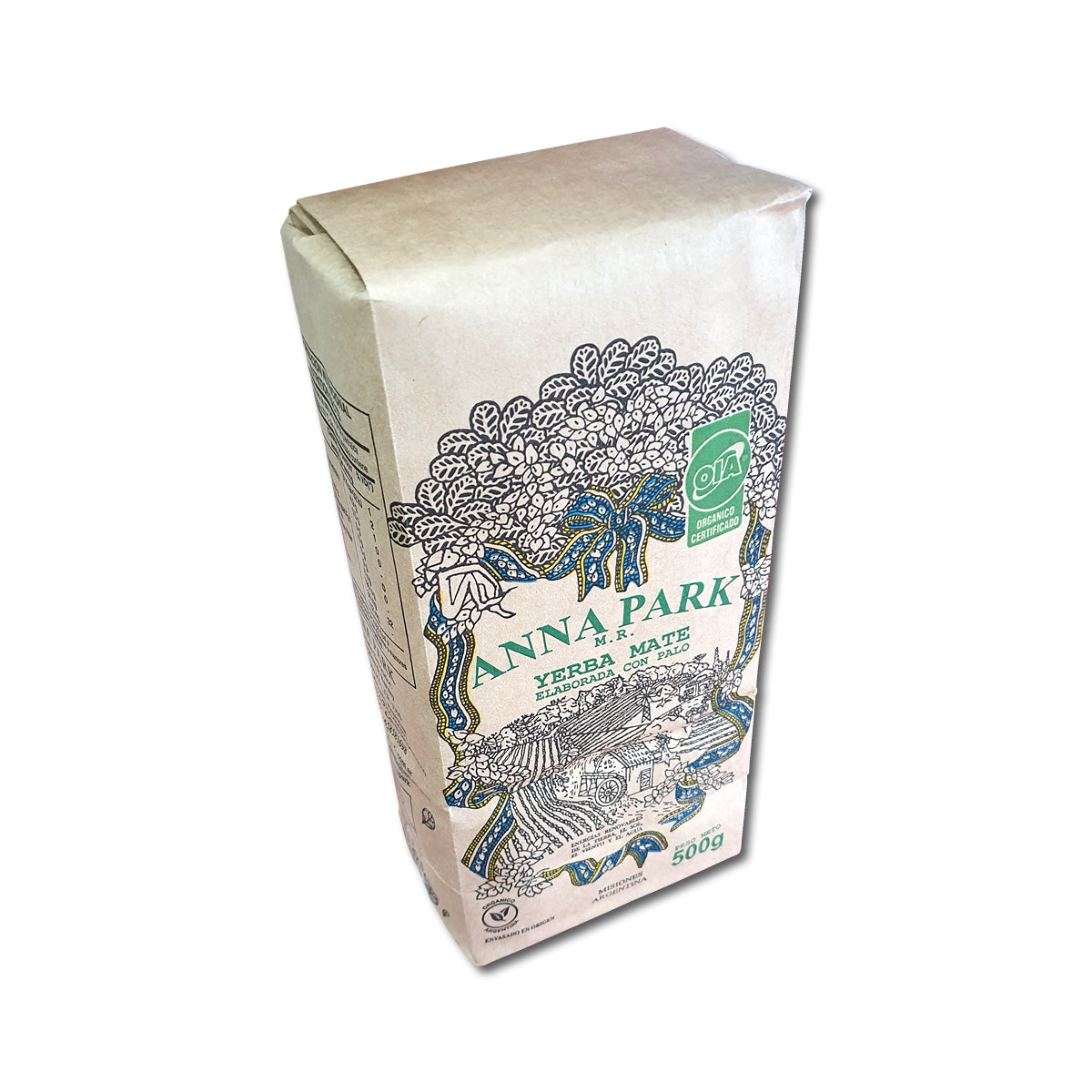 Yerba Mate Anna Park - Organic 17.63oz / 500Gr