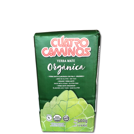 Yerba Mate Cuatro Caminos Organic - 1,1lb / 500Gr