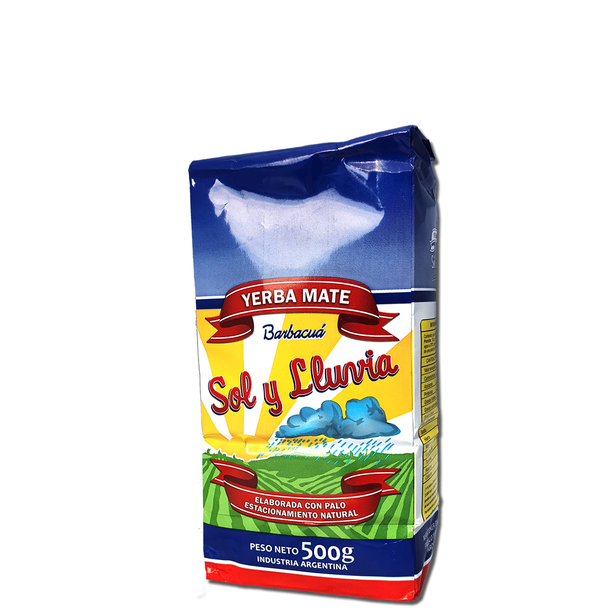 Yerba Mate Sol y Lluvia Barbacuá 1,1lb / 500Gr